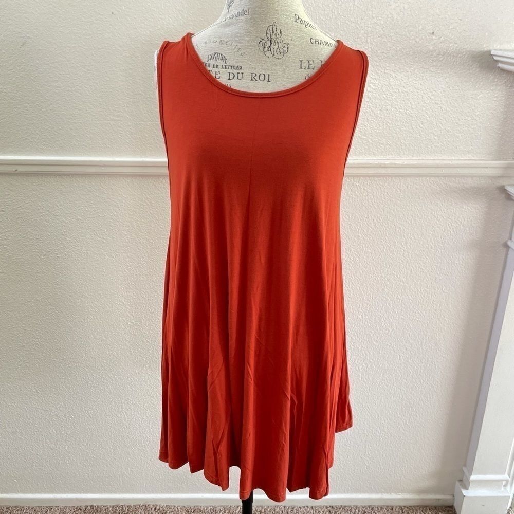 Sleeveless Red Women's Blouse